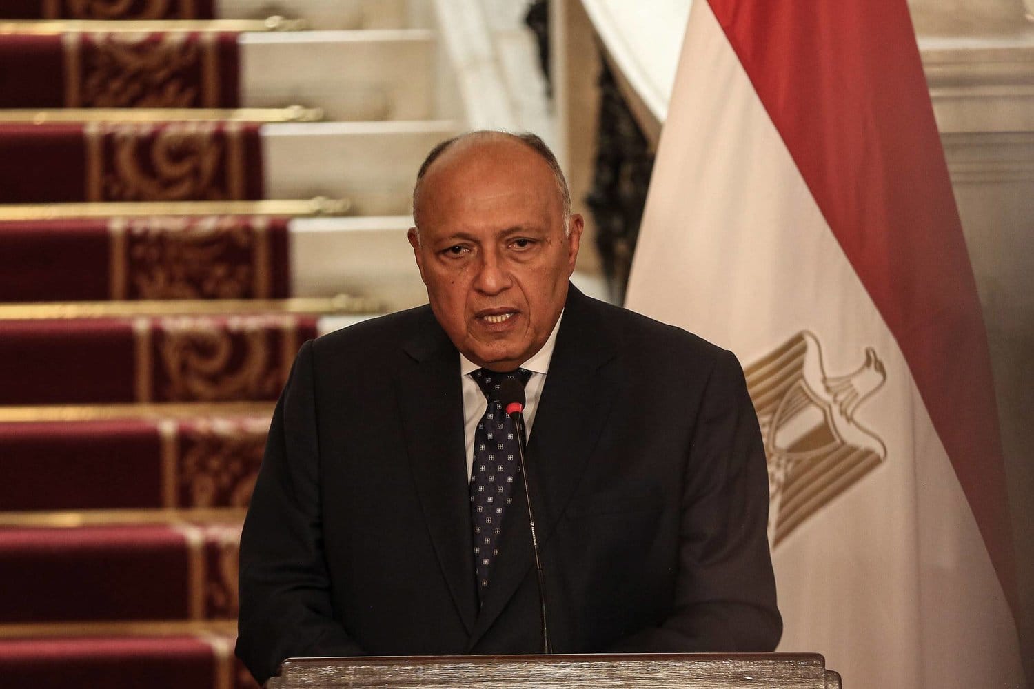 شكري: أي عملية عسكرية برفح ستشكل تهديدًا لأمن مصر القومي