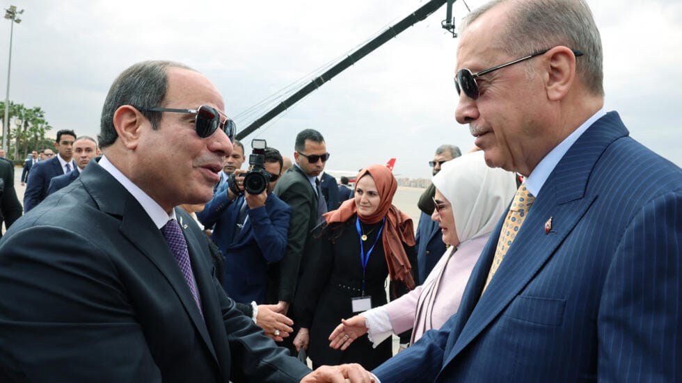 الرئيسان المصري والتركي يوقعان اتفاقيات ومذكرات تفاهم بين البلدين