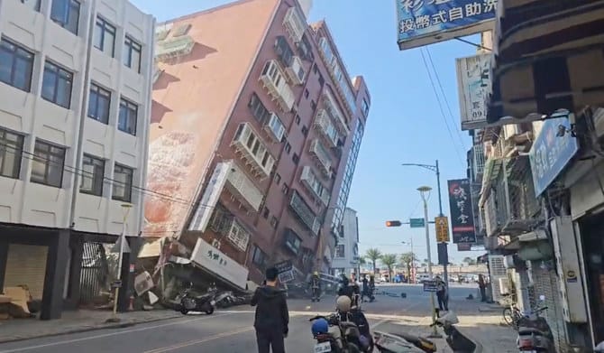 سقوط أربعة قتلى في زلزال تايوان