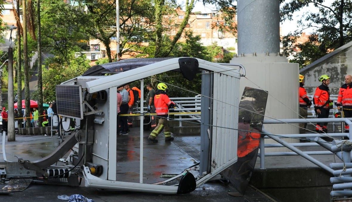 حوادث التلفريك مجدّداً... مقتل شخص وإصابة 9 جراء سقوط مقصورة