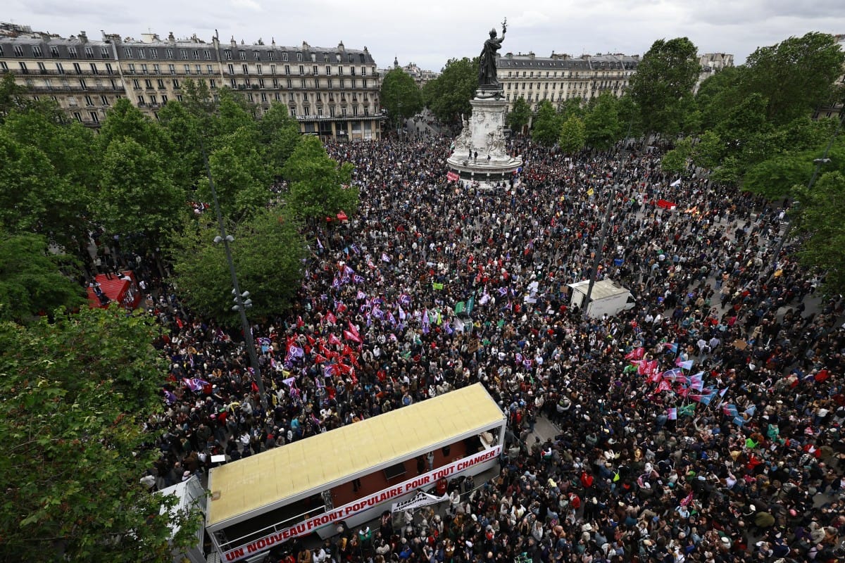 250 ألف متظاهر ضد اليمين في فرنسا