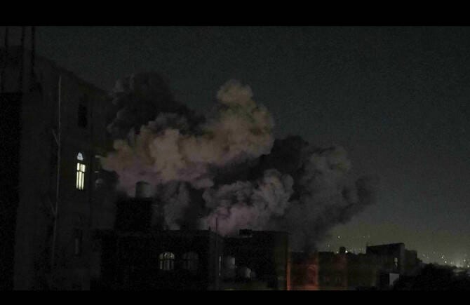 قوات بريطانية وأميركية تقصف منشأة حوثية لإنتاج المسيّرات