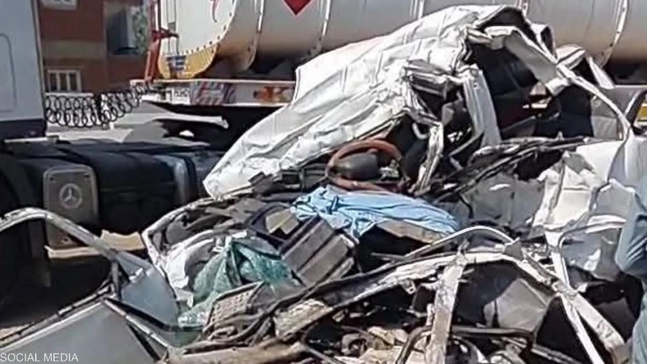 حادث تصادم يقتل 14 ويصيب 6 في شمال مصر