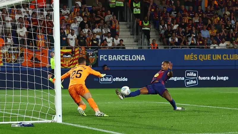 برشلونة يحوّل مواجهة فالنسيا إلى استعراض تهديفي