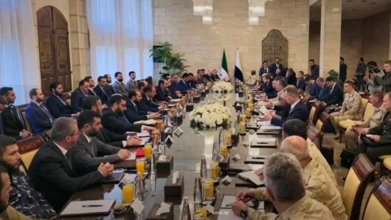 الشيباني يلتقي وفداً روسياً رفيع المستوى في دمشق