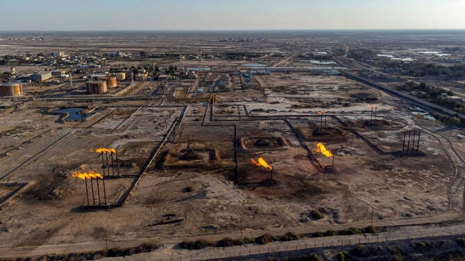 تعليق العمل في حقل غاز رئيسي بالعراق بعد هجوم بطائرة مسيرة