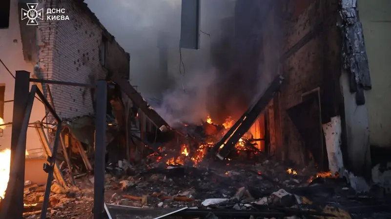 قصف روسي ليلي يهز أوديسا الأوكرانية ويطال مناطق سكنية